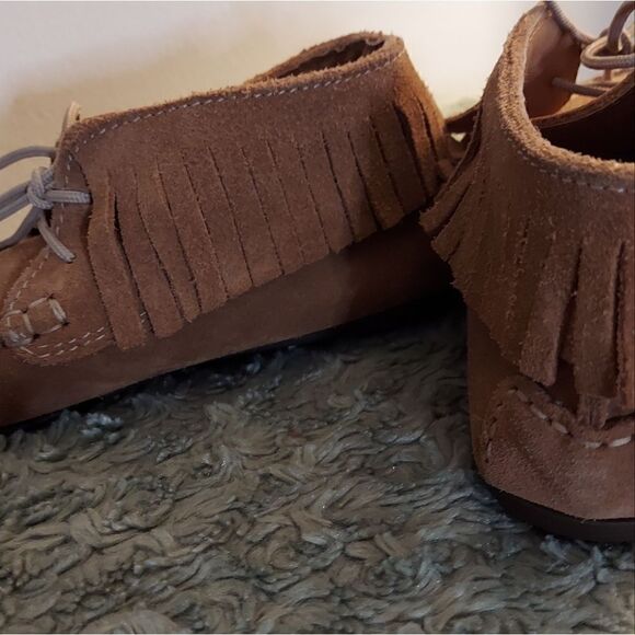 Atlanta Moccasins Children's Fringe Moccasins HandMade in Portugal 4 - Picture 7 of 10